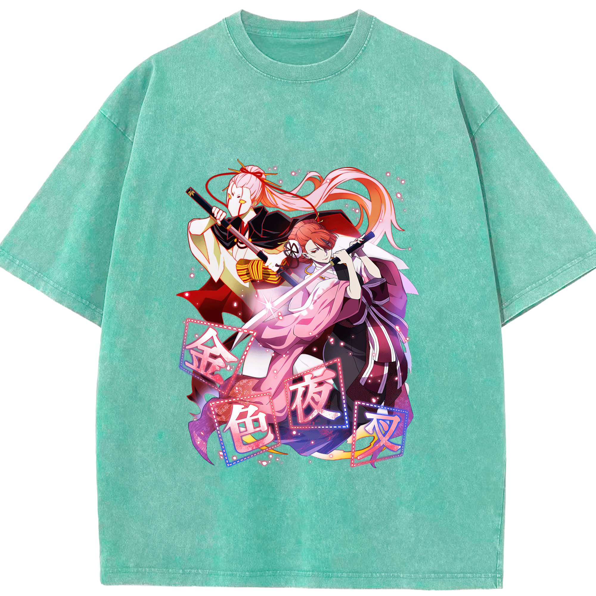 （画像用） 文豪ストレイドッグス Bungo Stray Dogs 綿100% ヴィンテージ風 半袖Tシャツ（フロントプリント）